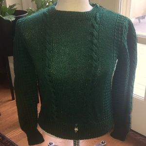 Burberry cable knit sweater